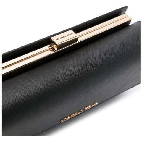 Large Frame Coin Wllt Xbody Borsa Tracolla Corssbody Pelle Di Mucca Borse Donna Nero Eu One Size, 32r4gj6c9l-001 - Foto 3