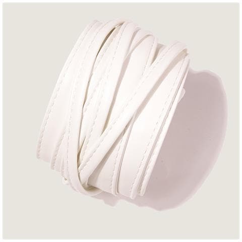 Elegante Cintura Obi In Pelle Pu, Cintura Avvolgente Da 360 Cm Per Donna White - Foto 2