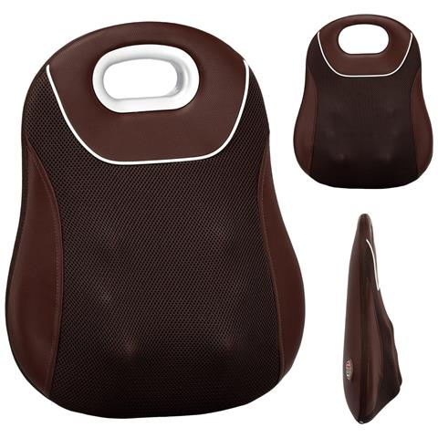 Cuscino Massaggiante Massaggiatore Per Sedia Portatile Marrone - Foto 1