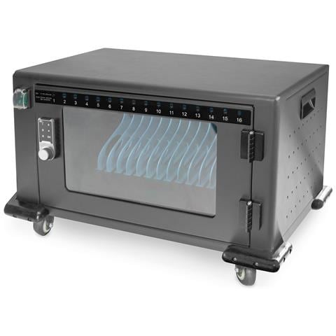 Armadio di ricarica mobile per 16 tablet fino a 13 pollici, USB- C - Foto 1