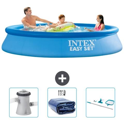 Piscina Fuori Terra - In Giro - 305x305x61 Cm - Blu - Include Accessori Coordinati Cb78 - Foto 1