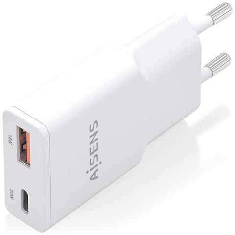 ASCH-30W2P046-W Caricabatterie per dispositivi mobili Fotocamera, MP3, MP4, Telefono cellulare, Navigatore, Computer portatile, Console portatile, Smartphone, Tablet, Universale Bianco AC Ricarica rapida Interno - Foto 6
