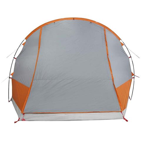Tenda da Campeggio 2 Persone Grigio e Arancione Impermeabile - Foto 8