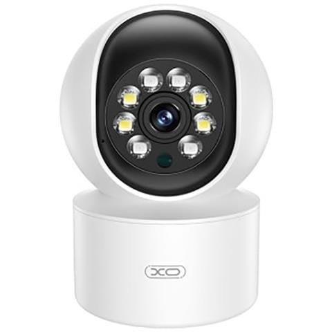 Telecamera Wifi Per Interni Rotante A 340° Con Luci Led Per Il Rilevamento Umano - Foto 1