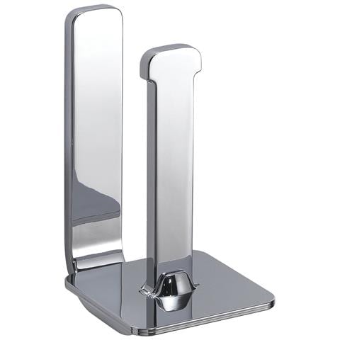 Portarotolo Di Riserva Da Muro In Ottone, Acciaio Inox E Cromall 3224-02 Serie Outline Cromato - Foto 1