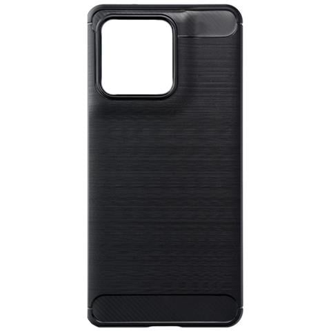 Custodia B-case Tpu Silicone Cover Case Per Motorola Moto G86 5g Carbon Metal Black - Foto 2