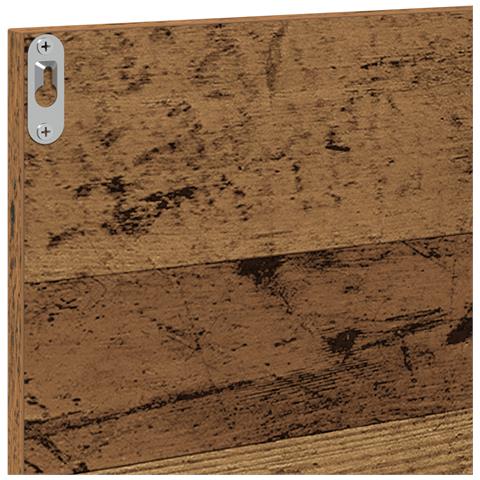 Specchio da bagno  in legno invecchiato 90x10,5x37 cm - Foto 9