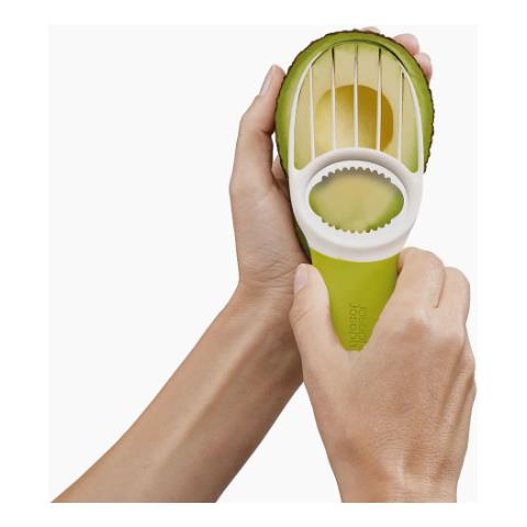 Strumento Per Avocado Verde Tre In Uno Goavocado Utensile Pratico Ideale Per Tagliare Rimuovere Il Nocciolo E Estrarre La Polpa Con Facilità - Foto 2