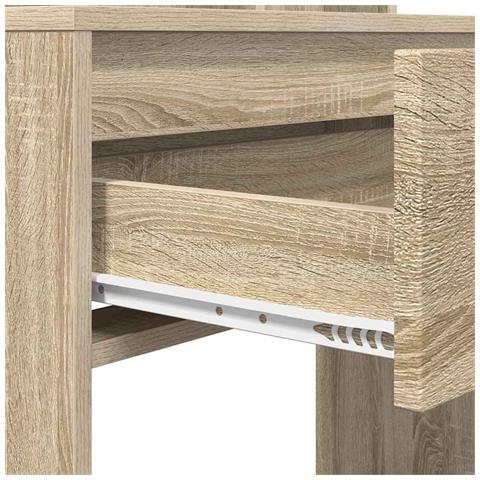 Tavoli da Trucco per Camera da Letto con cassetto Rovere Sonoma - Foto 9