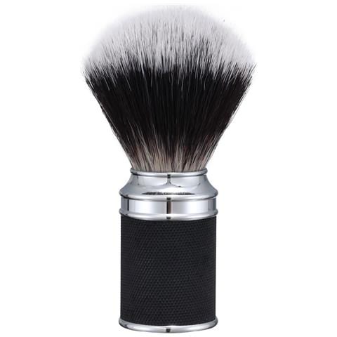 Pennello Da Barba In Schiuma Per Uomo: Manico Premium In Lega Di Alluminio Per Schiuma Ricca Black - Foto 1
