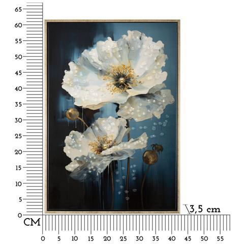 Stampa Su Tela Fiori 73-multicolore-legno-42x3,5x62 Cm - Foto 6