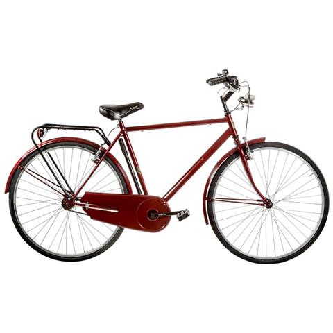 Bici Misura 28 Uomo Linea Olanda Bicicletta City Bike Senza Cambio 1v Completa Di Accessori Luci A Led - 54 Amaranto - Foto 1