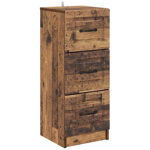 Mobile con Cassetti Legno antico 33 x 34,5 x 87 cm - Foto 1