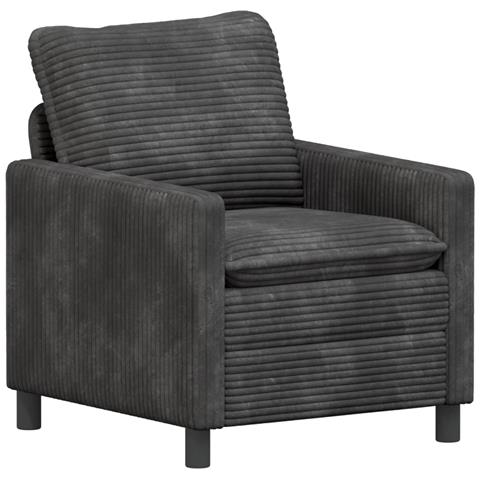 Divano Grigio Scuro 76 x 81 x 87,5 cm Poliestere - Foto 1