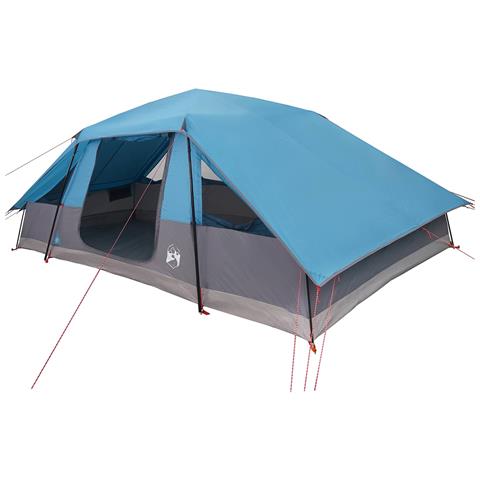 Tenda familiare con telo da pioggia resistente all'acqua Blu - Foto 1