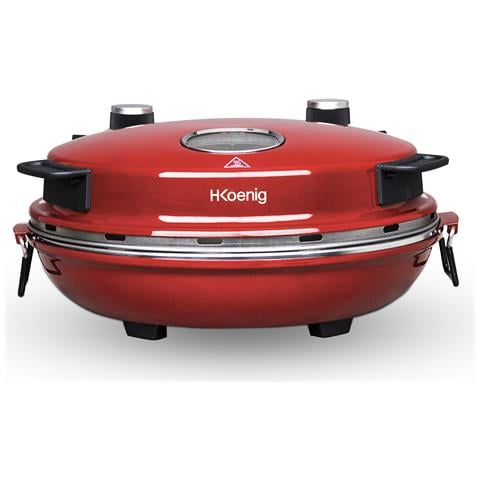 Forno per pizza napoletana NAPL350, base in ceramica con diametro da 32cm, temperatura regolabile fino a 400°C, 1200W - Foto 5