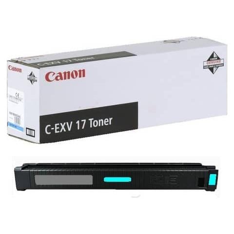 Toner Originale C-EXV 17 per Stampa Laser 30000 Pagine Ciano  - Foto 1