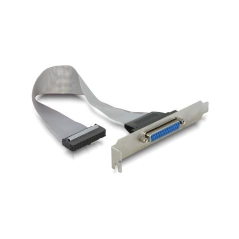 Cavo Interno Con Porta Parallela 25 Poli Femmina Esterna Con Staffa Metallica Idc 26 Pin - Foto 2