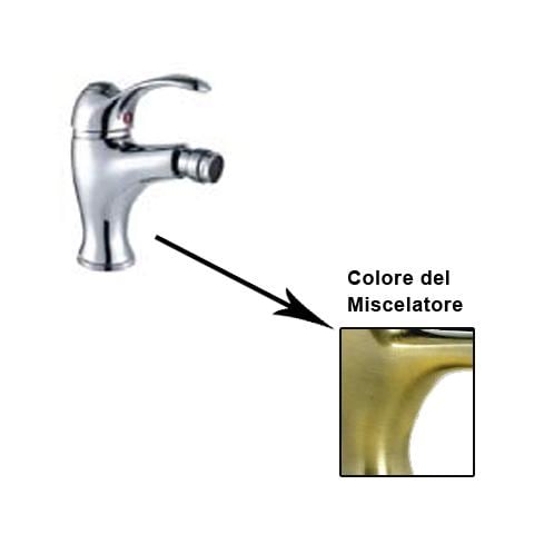 Miscelatore rubinetto bidet finitura ottone antico - Foto 1