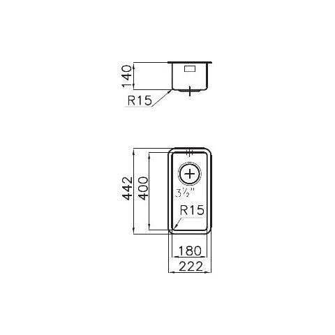 Lavello Ke 1v 18x40 St Gunmetal - 2151 856 - Foto 4