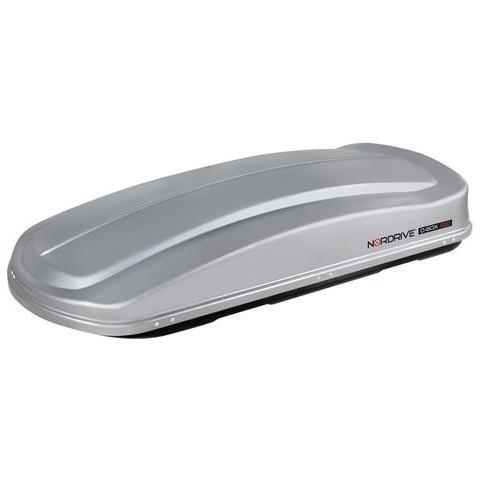 Box Da Tetto Baule Portatutto 430l Grigio Goffrato Abs - Foto 2