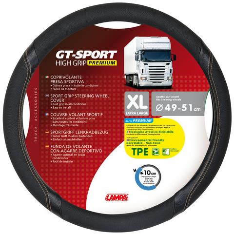 Coprivolante Tpe Gt-sport Xl 49-51cm Nero / Beige - Foto 1