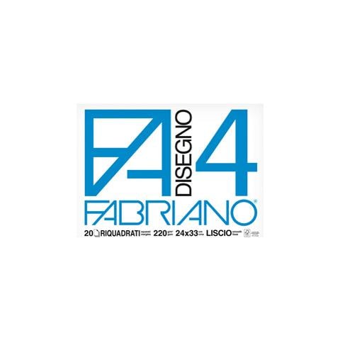 Blocco F4 Riquadrato Liscio 24x33mm 220gr 20fg - Foto 2