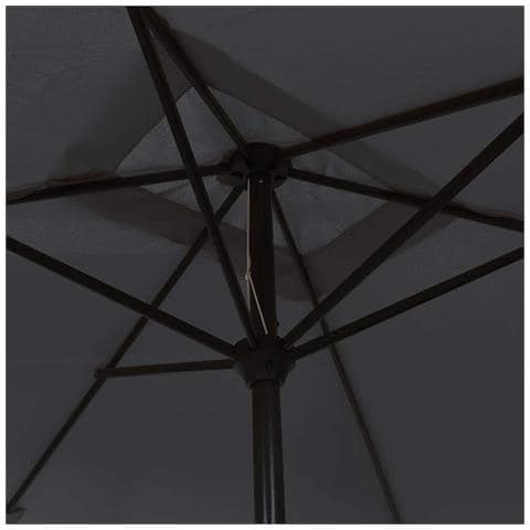 Ombrellone Da Giardino Con Palo In Metallo 300x200 Cm Nero - Foto 2