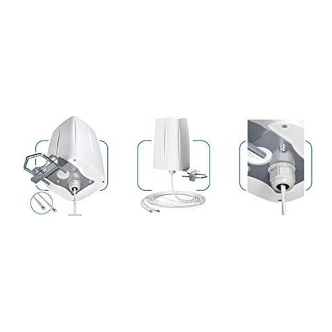 Aolm2 Antenna Di Rete Antenna Omnidirezionale Sma 4 Dbi (quomni Lte Mimo 2x2, 5m - Aolm2, 4 Dbi, 2.7 Ghz, 4 D - Foto 2