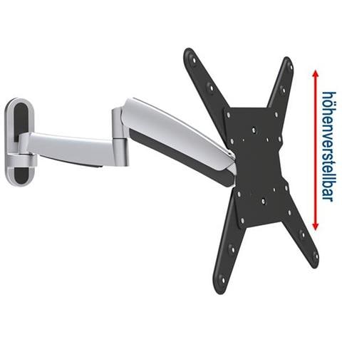 Supporto A Parete Regolabile In Altezza Per Monitor Tv 26-47"" Completamente Mobile, Estensibile, Orientabile, Orientabile, Inclinabile, Girevole, Ergoline-442 - Foto 1