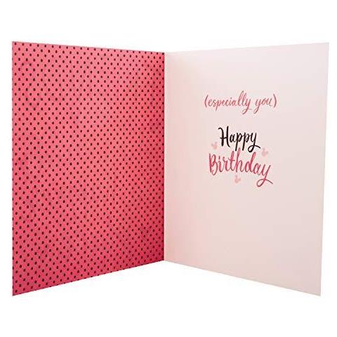 Compleanno Di Carte Per Friend Da - Goffrato Contemporaneo Testo Design - Foto 4