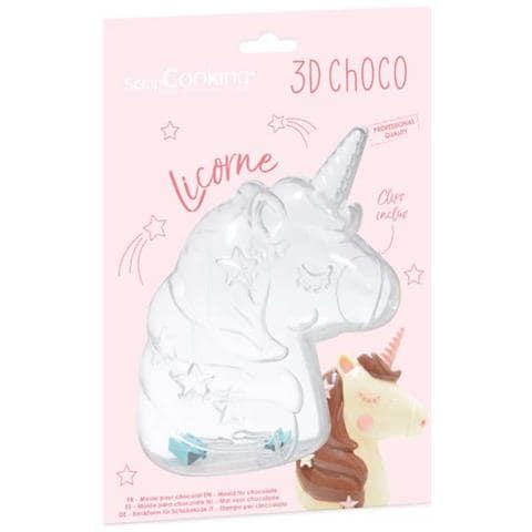 Stampo Di Cioccolato 3d Unicorn - Foto 1