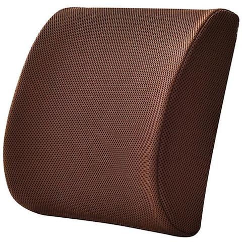INLAW Cuscino Di Supporto Lombare Homemiyn Per Sedia Da Ufficio Sedia In Schiuma Di Schiuma Di Sedile Con Mesh (32x30x10cm) (caffè)