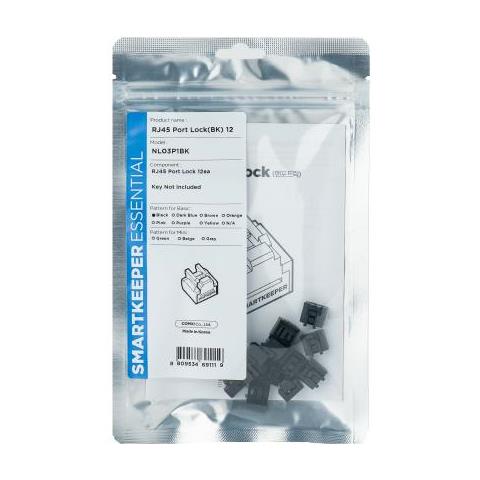 Nl03p1bk Clip Sicura Bloccaporte Rj-45 Nero 12 Pz - Foto 1