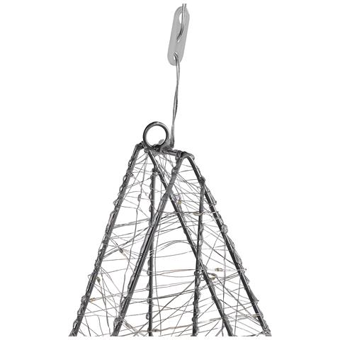 Decorazione Led Stella Argento 58 Cm Kurula - Foto 2