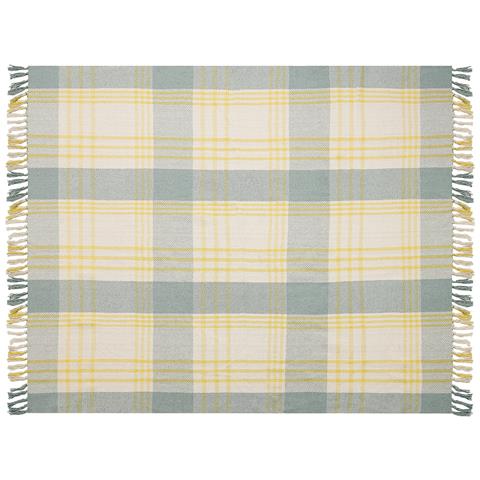 Coperta Betali Cotone 125 X 150 Cm Giallo - Foto 2