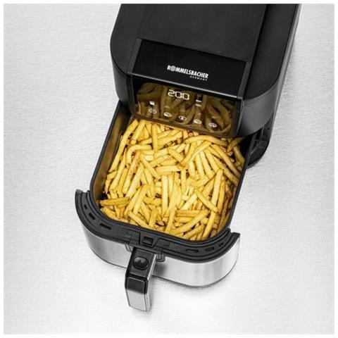 Frh 1500 Friggitrice Singolo 5 L Indipendente 1500 W Friggitrice Ad Aria Calda Nero, Stainless Steel - Foto 3