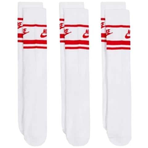 Sportswear Everyday Essential Crew Socks 3 Pairs Dx5089-102, Unisex, Bianca, 42-46 - Foto 4