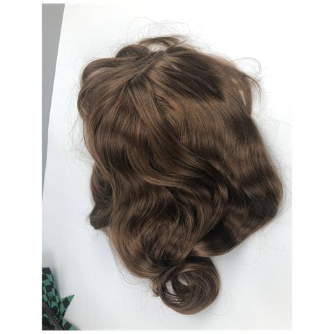 Parrucca Lunga Per Donna - Super Leggera E Traspirante Med Auburn  Model 3 - Foto 5