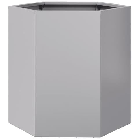 Fioriera da Giardino Esagono 46x40x45 cm in Acciaio Zincato - Foto 2