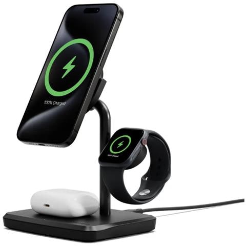 Base di Ricarica QI2 3 in 1 15W Colore Nero - Foto 1