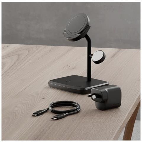 Base di Ricarica QI2 3 in 1 15W Colore Nero - Foto 3