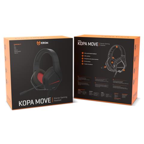 Kopa Move Auricolare Cablato A Padiglione Gaming Nero - Foto 6
