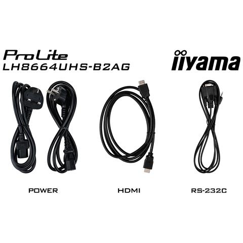 LH8664UHS-B2AG visualizzatore di messaggi Pannello piatto per segnaletica digitale 2,18 m (86") Wi-Fi 500 cd /m² 4K Ultra HD Nero Processore integrato Android 24/7 - Foto 2