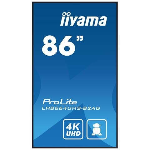 LH8664UHS-B2AG visualizzatore di messaggi Pannello piatto per segnaletica digitale 2,18 m (86") Wi-Fi 500 cd /m² 4K Ultra HD Nero Processore integrato Android 24/7 - Foto 22