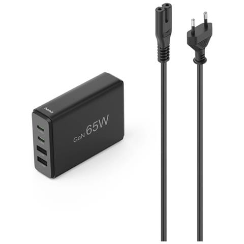 00201979 Caricabatterie per dispositivi mobili Computer portatile, Power bank, Smartphone, Tablet Nero AC Ricarica rapida Interno - Foto 1