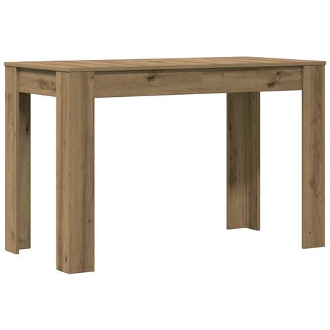 Tavolo Da Pranzo Rovere Artigianale 120x60x76 Cm In Truciolato - Foto 1