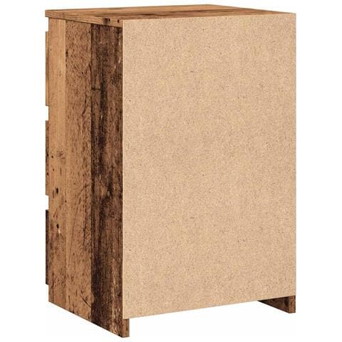 Comodini Legno Antico 2 pz 40x35x62,5 cm in Legno Multistrato - Foto 2