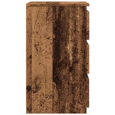 Comodini Legno Antico 2 pz 40x35x62,5 cm in Legno Multistrato - Foto 10