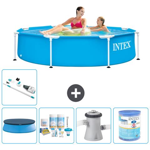 Piscina Fuori Terra - In Giro - 244x51 Cm - Blu - Include Accessori Coordinati A1422 - Foto 1